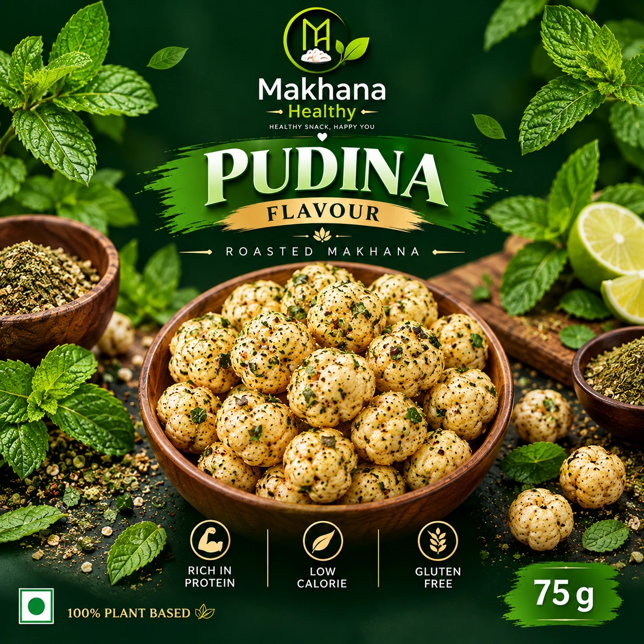 Pudina Makhana